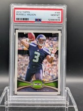 2012 Topps - Russell Wilson #165 Stands in Background (RC) PSA 10