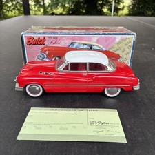 FIFTIES 1950 Buick Sedan Red White Friction Car DIE-CAST Japan 50  s Co.