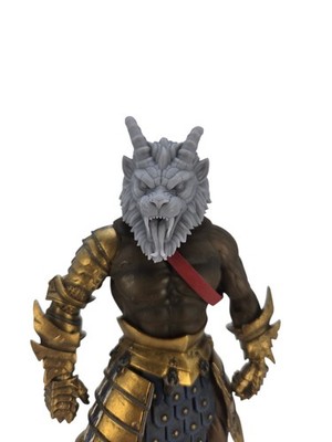 Custom 3d Printed Chimera Headsculpt For Mythic Legions 1/12 Scale 