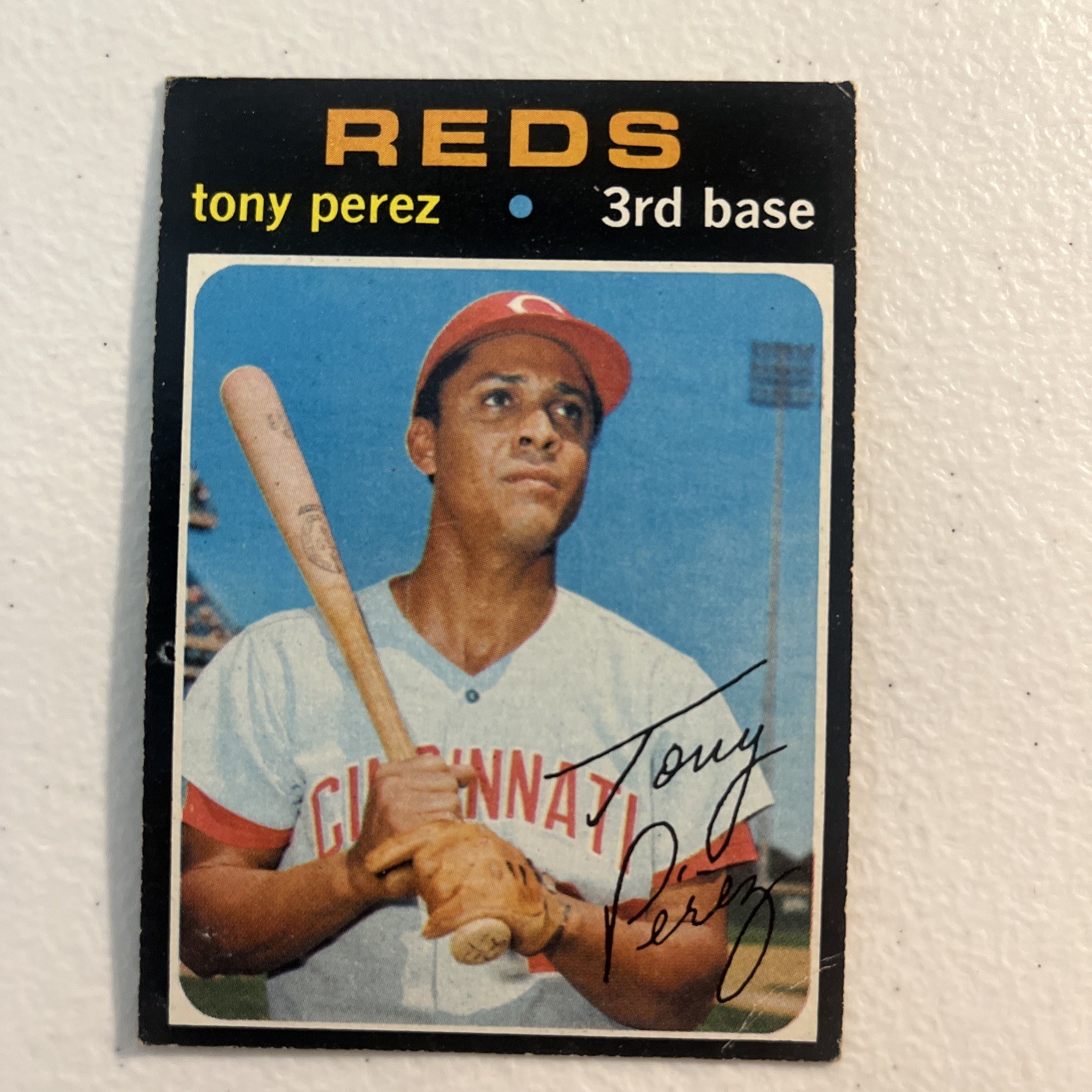 1971 Topps #580 Tony Perez Reds EX Eye Appeal