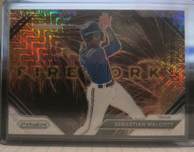 2024 Panini Prizm Baseball Sebastian Walcott Fireworks Mojo Prizm 24/25