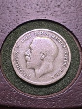 1929 George V Silver Half Crown – Extremely Fine EF Authentic Coin – 50% Silver