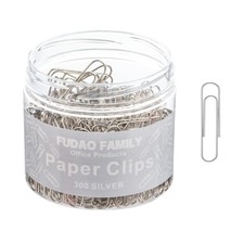 Small Paper Clips, 1.1 Inch Paper Clip, 300 pcs Paperclips Small, Silver