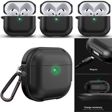 Shockproof Earphone Earbud Protective Case Cover Keychain Clip For AirPods 4