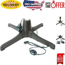 Secure 26" Rotating Tree Stand for Artificial Christmas Trees Up to 8 Ft