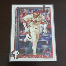 Topps 2025 Series 2 Base Set Nick Castellanos Phillies #427 Baseball Card
