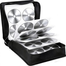 240Disc CD/DVD Wallet Binder Book Sleeves Storage Bag Carrying Case