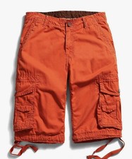 Men's Cargo Shorts Loose Fit Multi-Pocket Lightweight Summer Outdoor Casual Wear