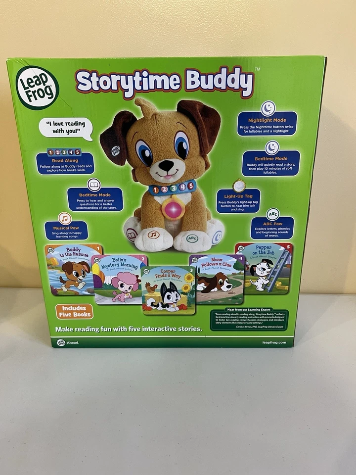 CO546 Leap Frog Story Time Buddy Brown Dog Puppy NEW - Image 3 of 3