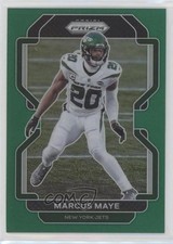 2021 Panini Prizm Green Prizm Marcus Maye #91 2l4