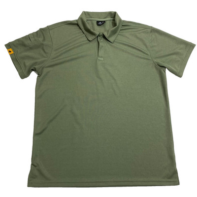 SR Speed Your Run Mens XL Polo Shirt Green Short Sleeve Lightweight Collar