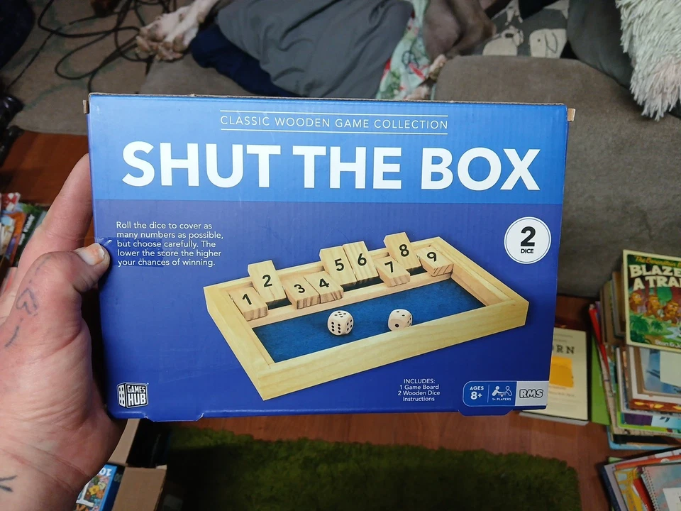 Games Hub Shut The Box Dice Game - Image 2 of 2