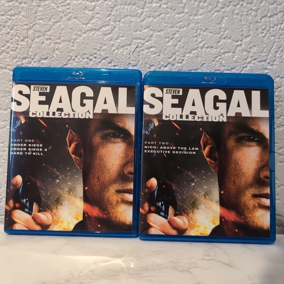 The Steven Seagal Collection Blu-ray (2012) - 5 Discs Very Good Condition - Image 3 of 4