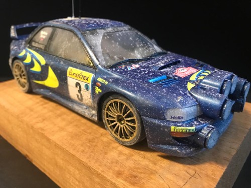 Tamiya 1/24 Subaru Impreza WRC 98 Monte Carlo Model Kit Snow Weathering - Picture 5 of 12