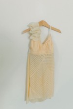 Butter Yellow Lyrical Dance Costume: Dress with Matching Shorts