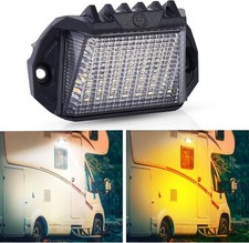 Rv Led Exterior Porch Light 39 Led Dual Color 12v Camper Trailer Rv Led Exterior Porch Light 39 Led Dual Color 12v Camper Trailer
