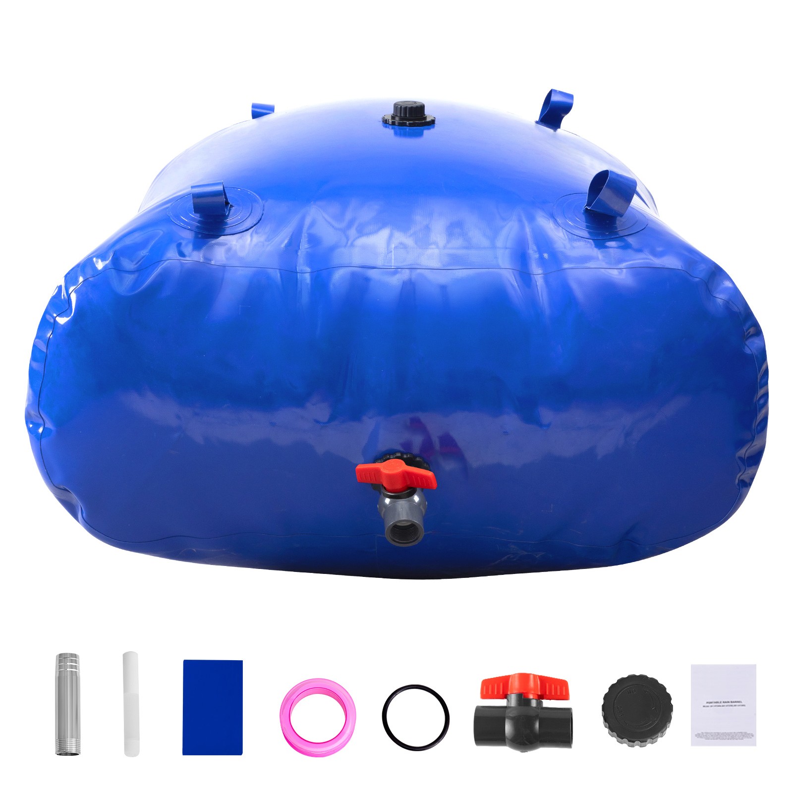 87-Gal Portable Collapsible Water Storage Bladder - Durable 1000D PVC Tank for Camping & Emergencies