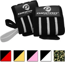 Gripad 12" x 3" Weight Lifting Support Wrist Wraps