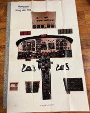 Wall Poster - King Air F-90  3 ft x 2 ft