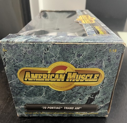 American Muscle 1/18 Scale 1970 Pontiac Trans Am Polar White Diecast #7843 NIB - Picture 4 of 6