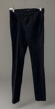 Women 7 For All Mankind Skinny Dark Wash Animal Print Denim Jeans Size 24 x 27.5