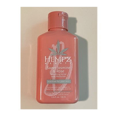 Hempz Beauty Sweet Jasmine & Rose Smoothing Herbal Body Moisturizer, 2.25 fl oz
