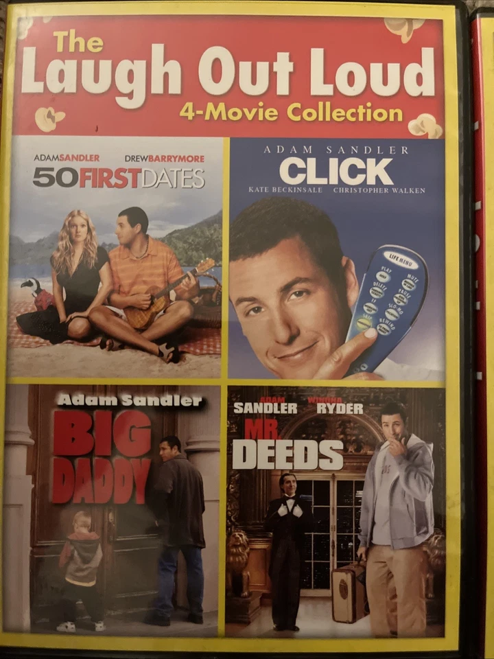 Laugh Out Loud 2 Pack DVD Bundle Lot 7 Movies 5 Discs Will Ferrell Adam Sandler - Image 2 of 4
