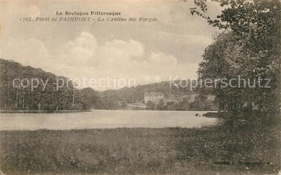 La Foret de Paimpont La Cantine des Forges Etang