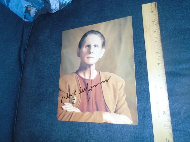 Rene Auberjonois STAR TREK Deep Space 9 AUTOGRAPHED 8 x 10 postcard stock Odo