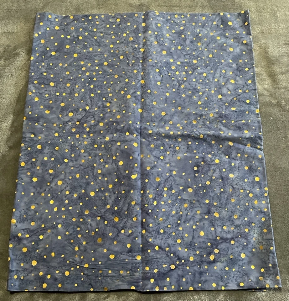 Cotton Tie-Dye Fabric with Gold Dots 2 yd x 44 in Wide - Image 2 of 3