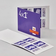 Royal Mail 1st Class Stamps - Book of 4 Brand new GENUINE from Royal Mail