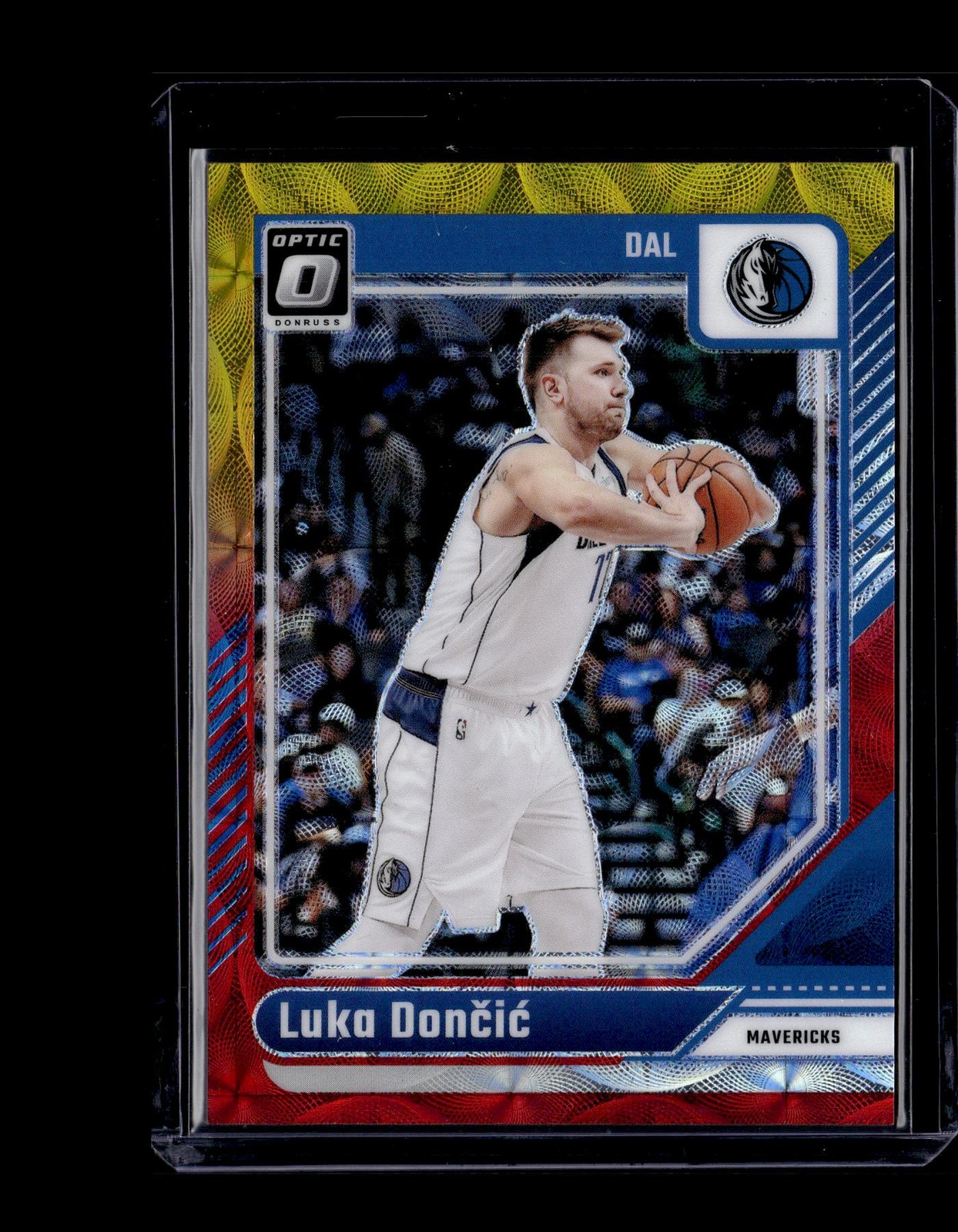 2024-25 Donruss Optic Red and Gold International #214 Luka Doncic #/99