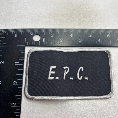 Vtg Unknown Letter Initials EPC E.P.C. Advertising Patch S46I