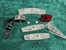 Vintage Cateye RR-570 RR-180 RR-530 Reflector  Red Clear 70s  BMX Road NOS LOT