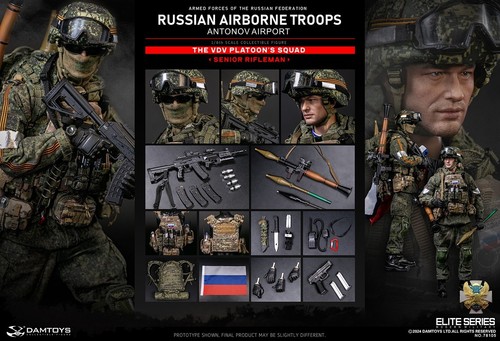 Boxset Figure - DAMTOYS 78105 1/6 Scale Russian Airborne Troops Rifleman - Picture 20 of 24