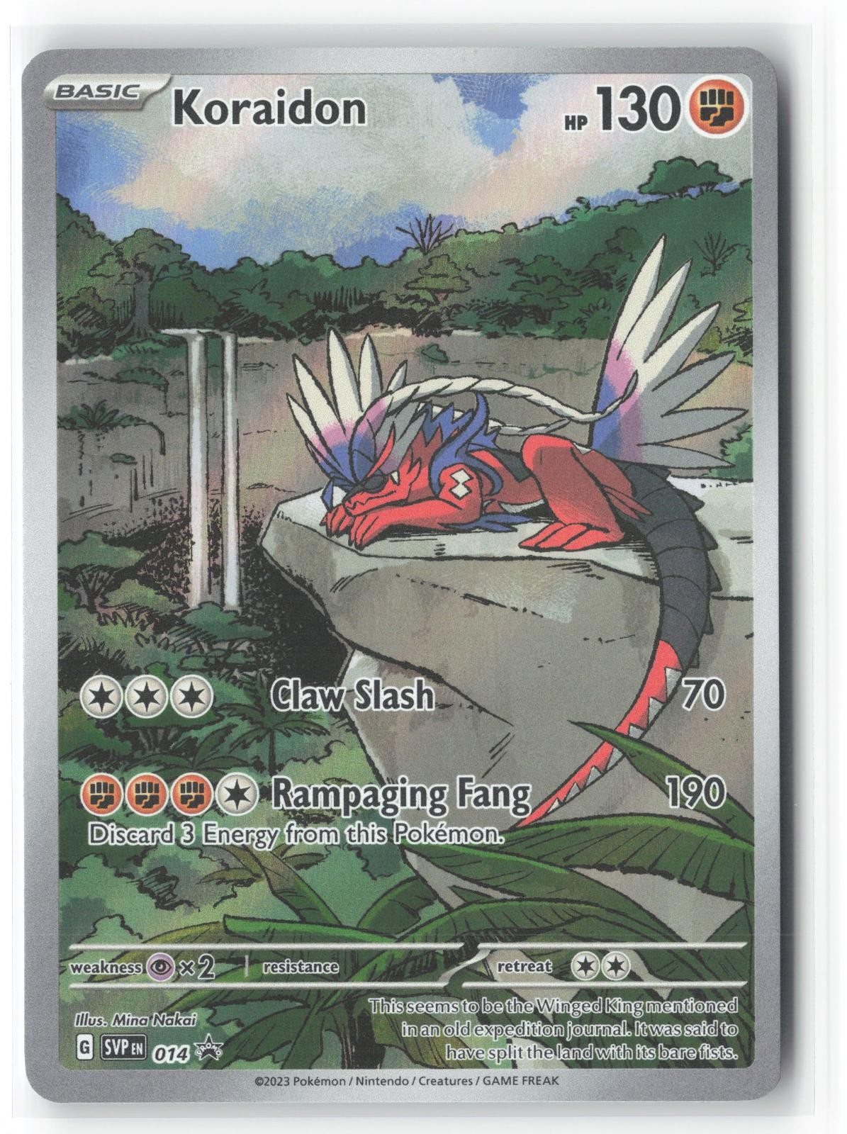 Koraidon 014 Holo Promo Scarlet & Violet Promo Pokemon Lightly Played