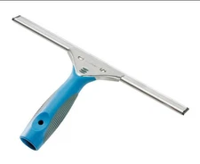 Ettore 12-Inch ProGrip Window Squeegee with Silicone Streak-Free Rubber