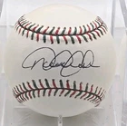 Derek Jeter Signed Red And Green Stitched Baseball New York Yankees STEINER COA