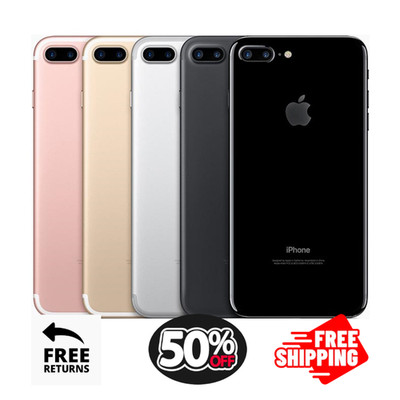 Apple iPhone 7 Plus - 32GB/128GB - Unlocked - Rose Gold, Black, Red