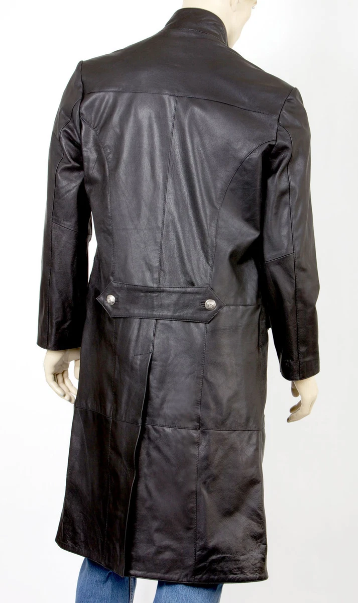 Mens three quarter length trench clearance coat