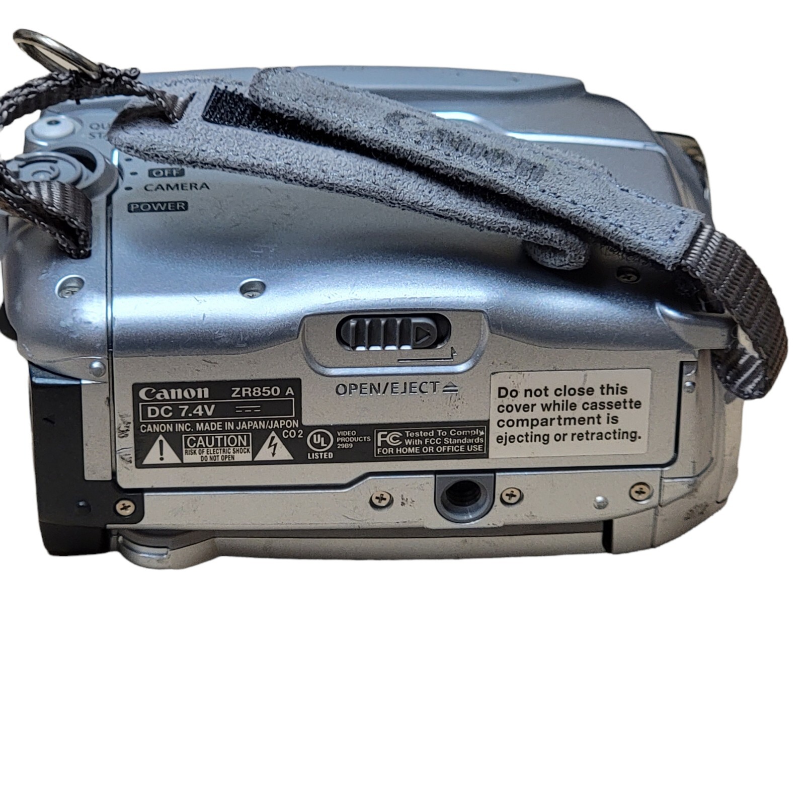 Canon ZR850 ZR 850 Digital Video MiniDV Camcorder only no battery For