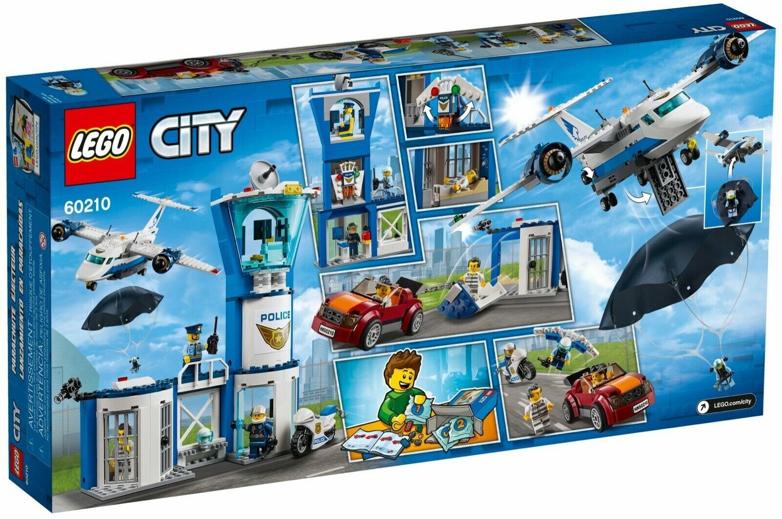LEGO City Sky Police Air Base 60210 Building Kit (529 Pieces