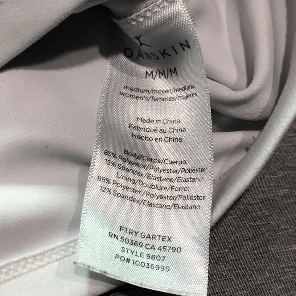 Danskin Sports Bra Women's M Minimalist Athleisure Running Workout Gym White - Image 3 of 4