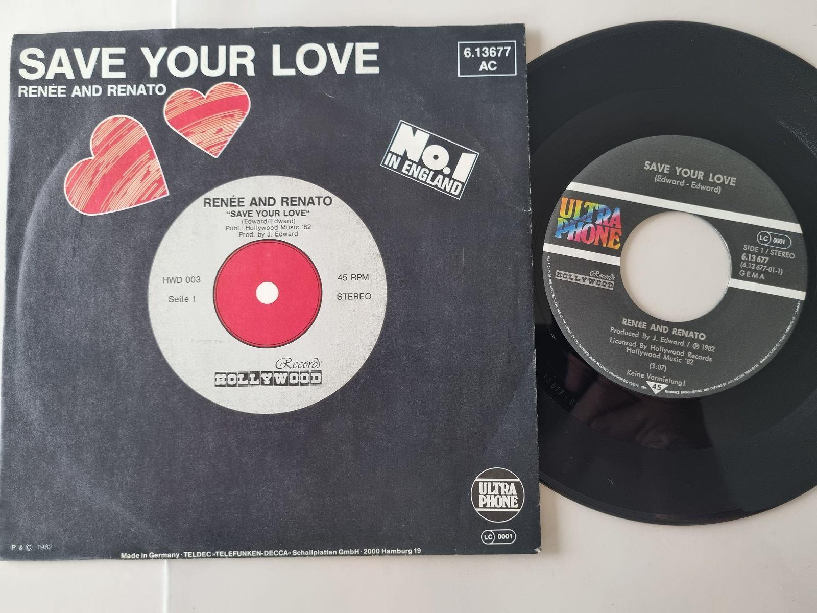 7"" Single Renee and Renato - Save your love Vinyl Germany