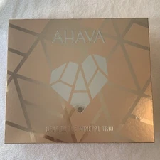 AHAVA Head To Toe Dead Sea Mineral Trio Value Set Gift Box Dead Sea Water Scent