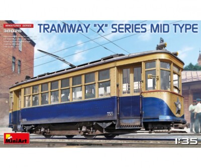 MINIART 1:35 Tramway X-Series Mittl. Ausf. Plastik Modellbausatz