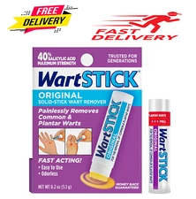 WartStick Maximum Strength Salicylic Acid Solid-Stick Common and Plantar Wart Re