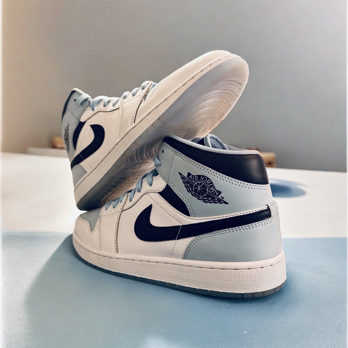 NIKE AIR JORDAN 1 MID SE ホワイト/アイスブルー29cm Size 11 - Jordan 1 Mid SE White Ice Blue for sale online | eBay