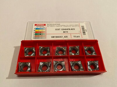 10x ARNO   Wendeplatten    CCGT 120404FN-ACB    AK10     NEU mit Rechnung!!!