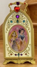 Disney Princess Jewelry 12" Box , Belle, Rapunzel, Ariel, Snow White With Sound